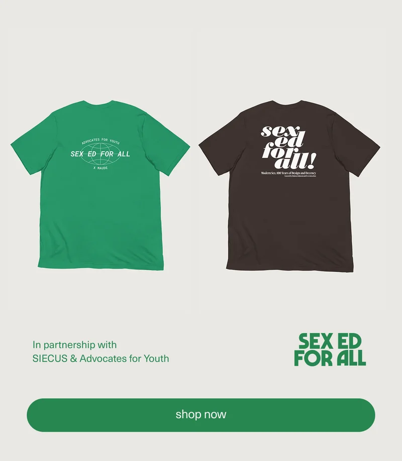 In partnership with SIECUS & Advocates for Youth | Sex Ed For All | [ shop now ]