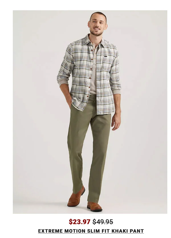 Extreme Motion Slim Fit Khaki Pant