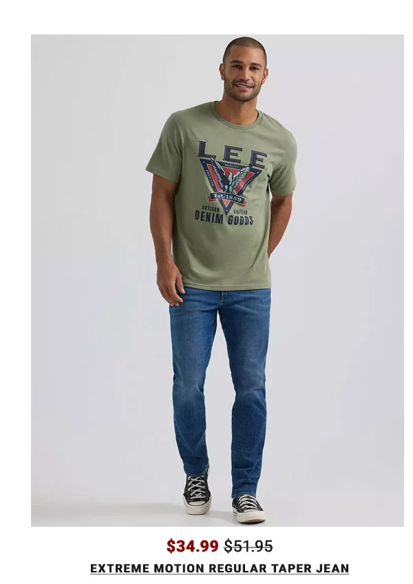 Extreme Motion Regular Taper Jean