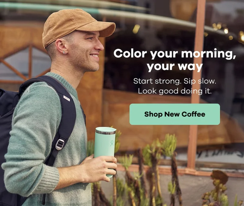Color your morning, your way. Start strong. Sip slow. Look good doing it. | Shop New Coffee