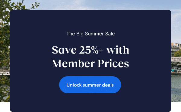 Book your summer vacation with 25% off or more