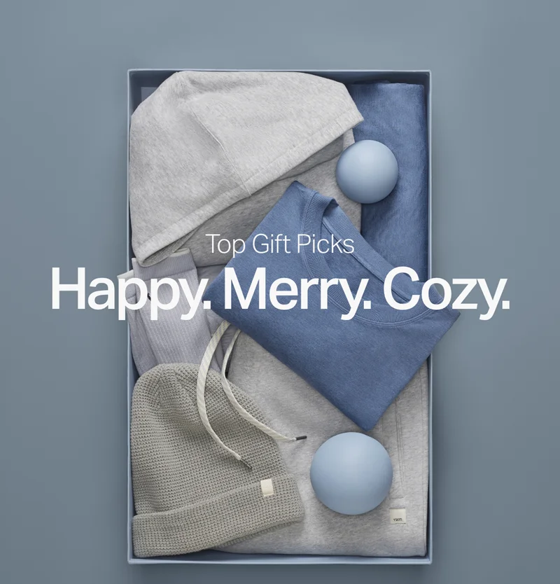 Happy. Merry. Cozy.