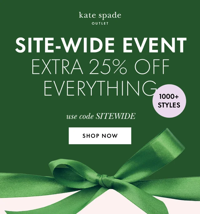 Site-Wide Event Extra 25% Off Everything 1000+ Styles use code SITEWIDE Shop Now