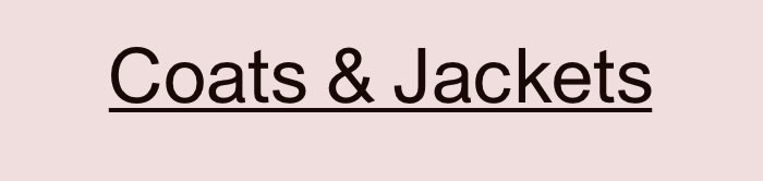 Coats & Jackets