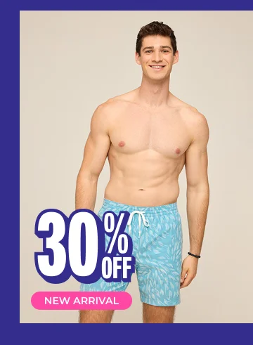 Classic Swim Trunk: The Turquoise Tides 7"