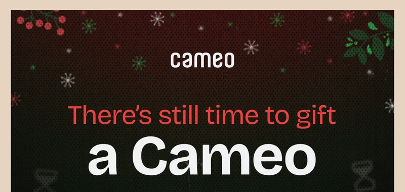 There's still time to gift a Cameo
