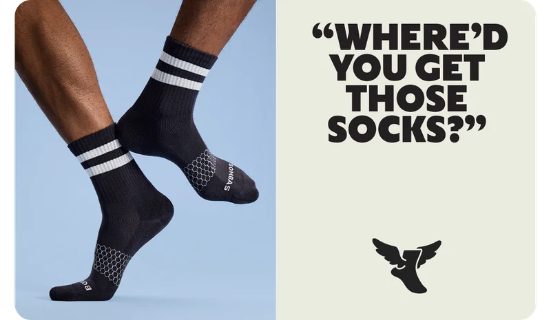 “WHERE'D YOU GET THOSE SOCKS?”