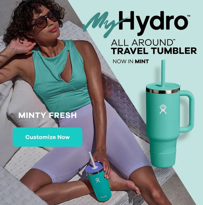 MyHydro™ All Around Travel Tumbler Now in Mint | Shop Mint