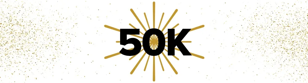 Earn 50,000 bonus points during our anniversary promotion.