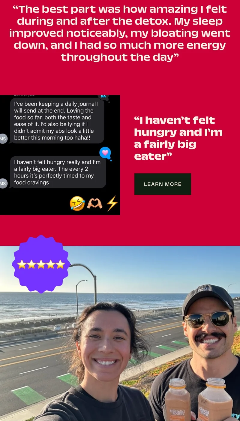 "My sleep improved, I had more energy"