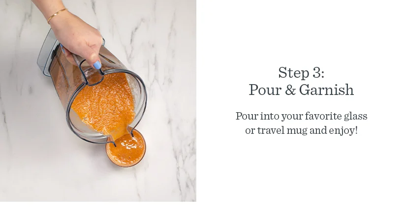 Step 3: Pour and Garnish