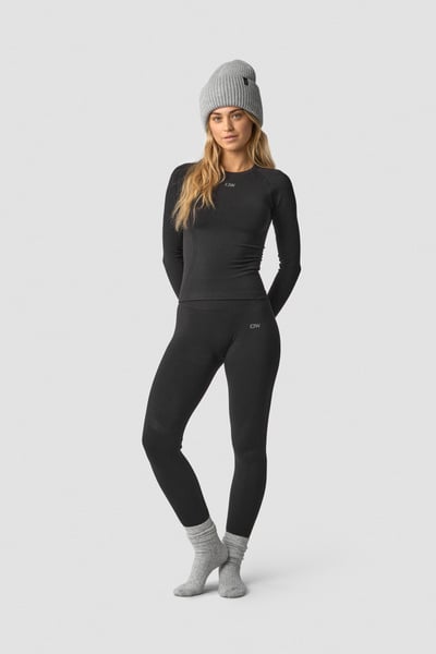 Image of Divine Wool V-shape Tights Wmn Black