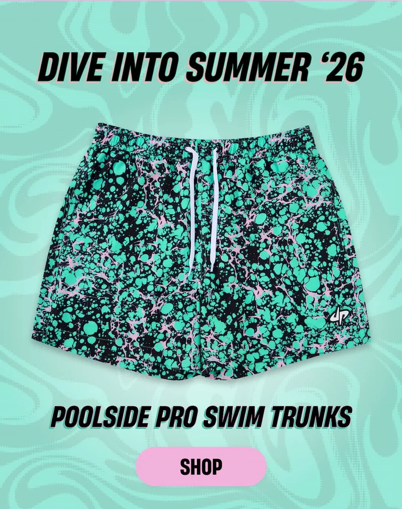 Poolside Pro Swim Trunks [SHOP NOW]