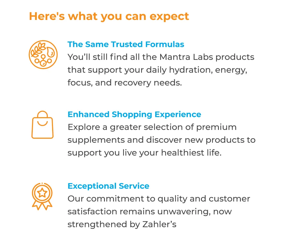 Mantra Labs has joined the Zahler Nutrition family,