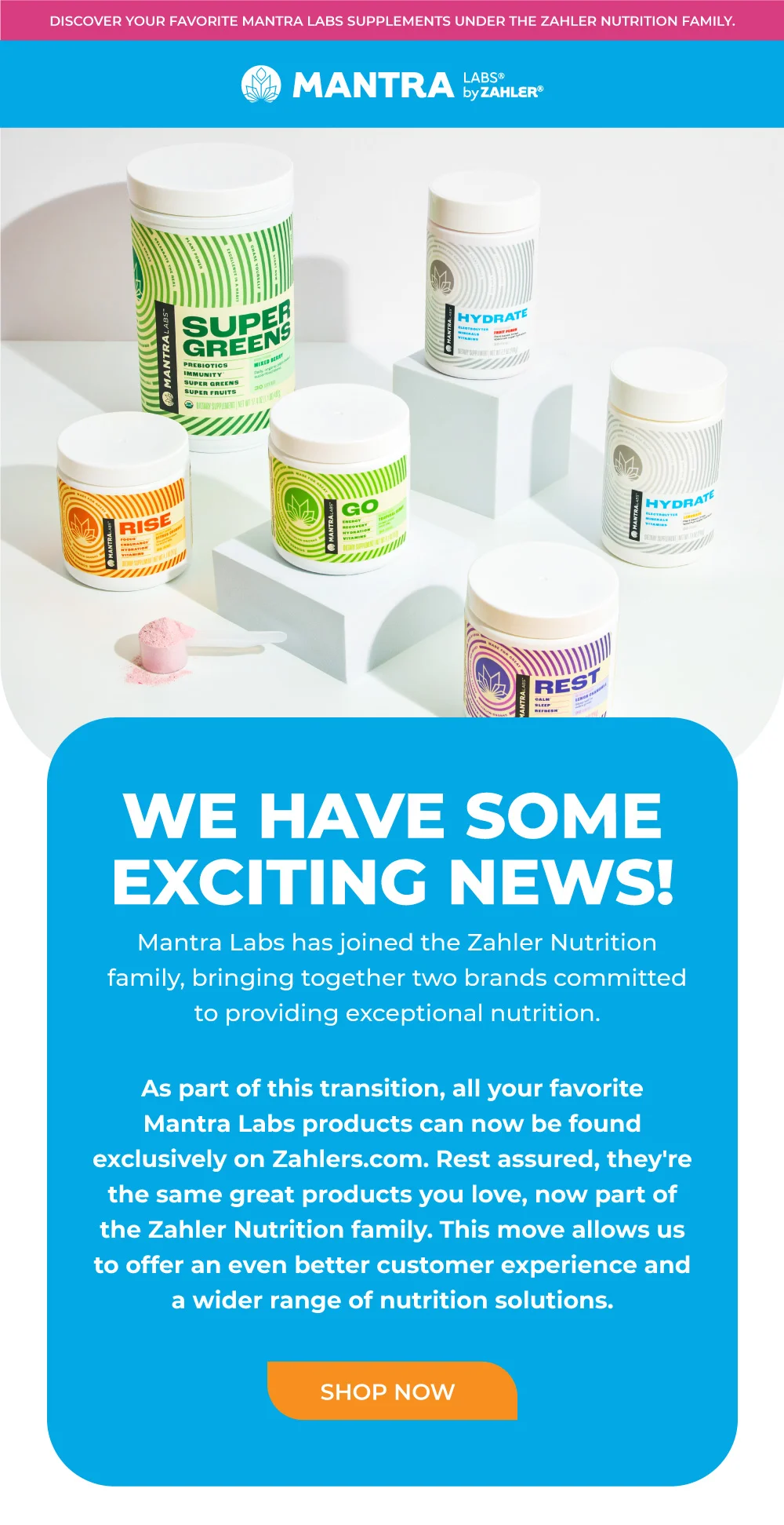 We have some exciting news!
