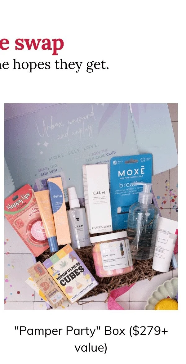 "Pamper Party" Box ($279+ value) - Ships Immediately