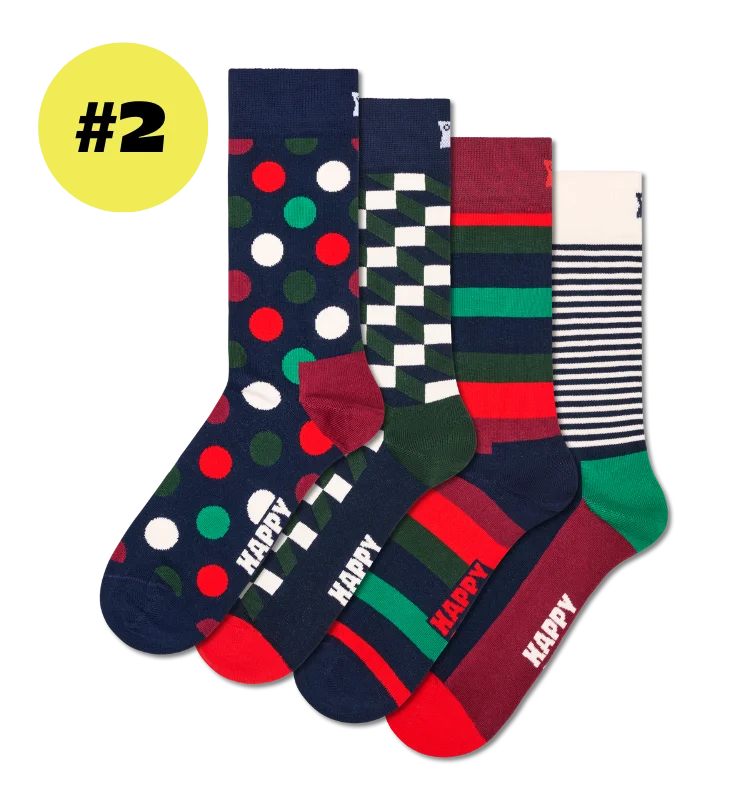 4-Pack Big Dot Socks