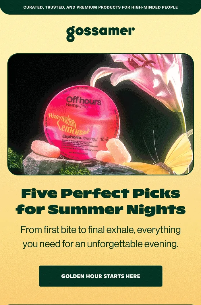 YOUR GOLDEN HOUR STARTS HERE