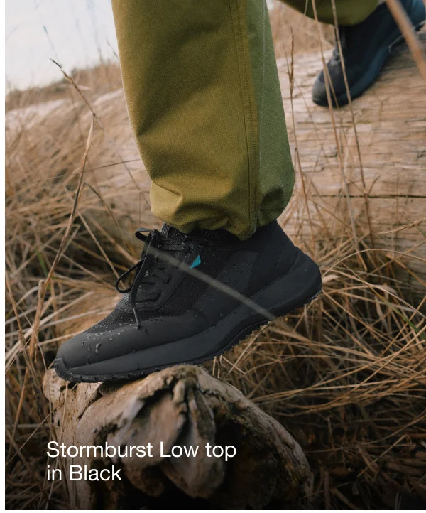 Stormburst Low top in Black.