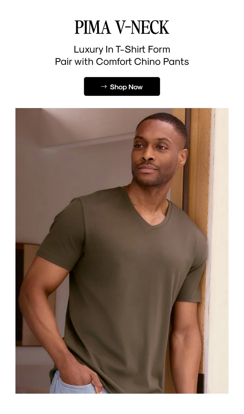 Pima V-Neck