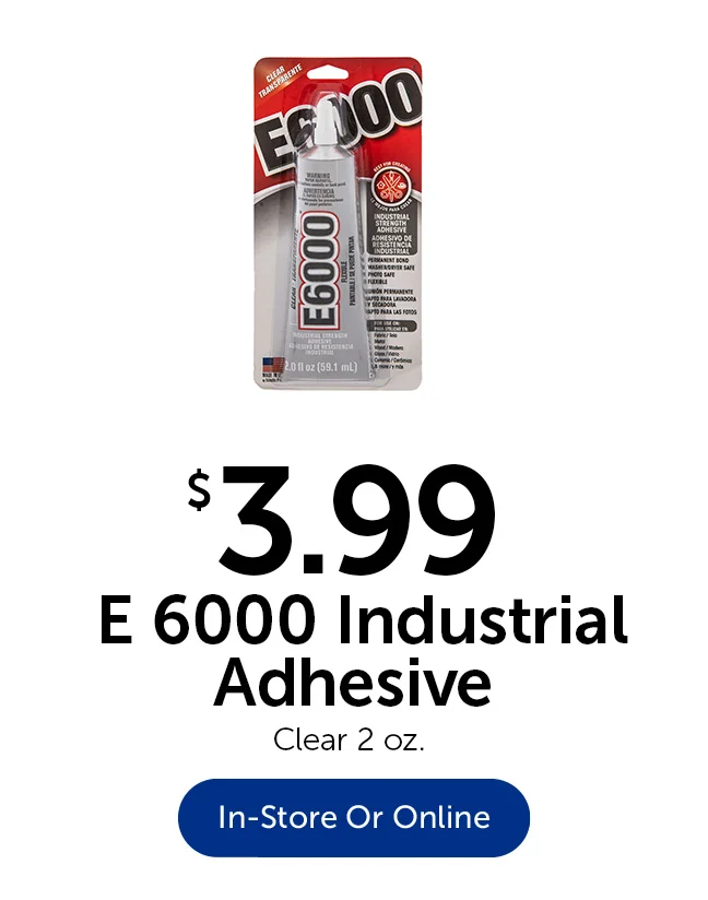 E6000 Industrial Adhesive - 2 oz.