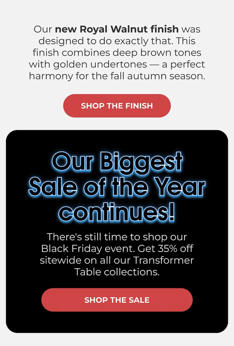 Our Biggest Sale Of The Year Continues