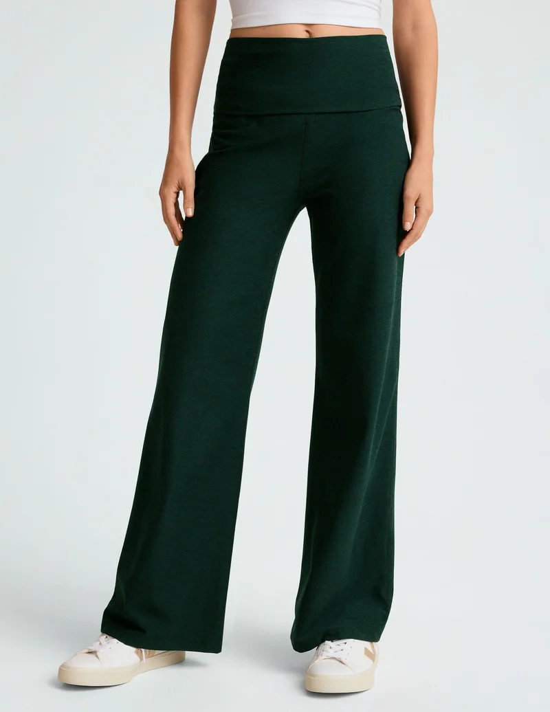 Image of Spacedye Foldover Wide Leg Pant