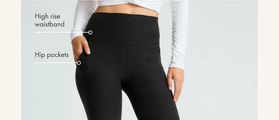 Spacedye All Day Flare High Waisted Pant