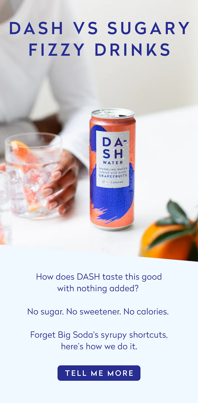 DASH VS SUGARY FIZZY DRINKS