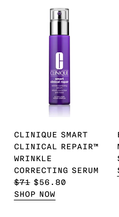 CLINIQUE SMART CLINICAL REPAIR TM WRINKLE CORRECTING SERUM $56.80 SHOP NOW