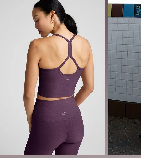 Spacedye Slim Racerback Cropped Tank