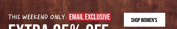 Extra 25% off Shop Women's