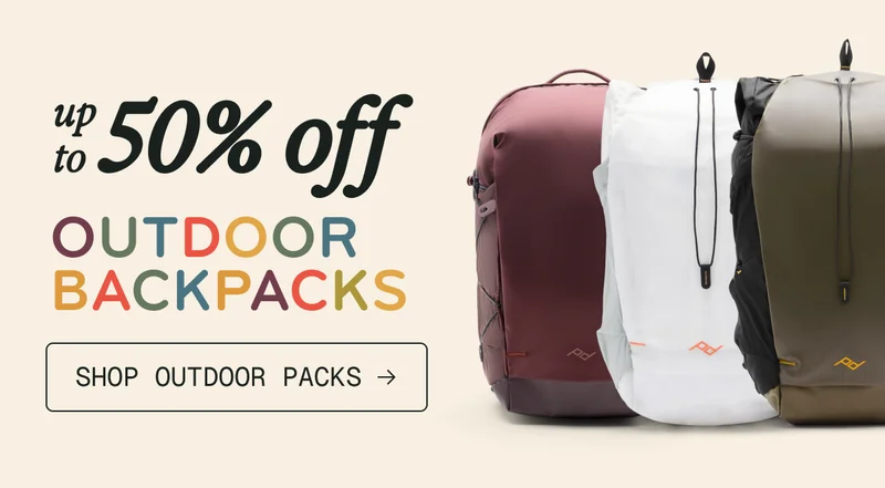 Up to 50% off Outdoor Backpacks