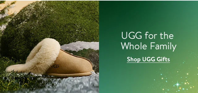 UGG for the whole family. An UGG slipper.