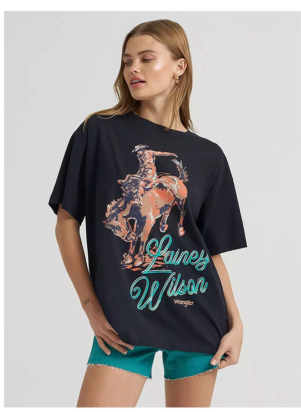 Lainey Wilson x Wrangler Work Oversized Tee