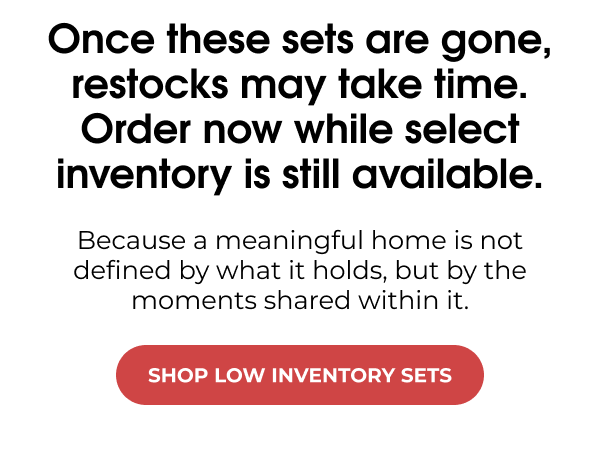 Shop Low Inventory Sets