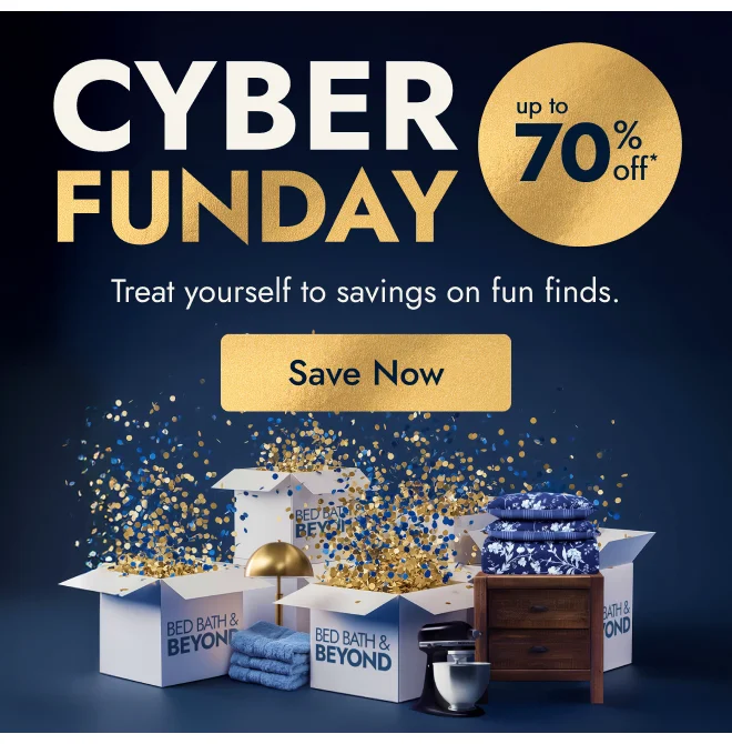 Cyber Funday: Up to 70% off