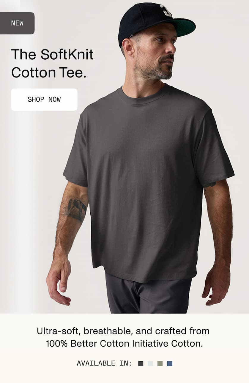 SoftKnit Men's Cotton Tee