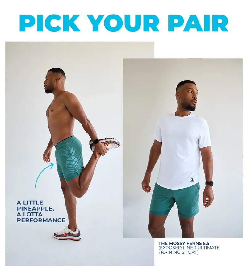 Exposed Ultimate Training Short: The Mossy Ferns 5.5"