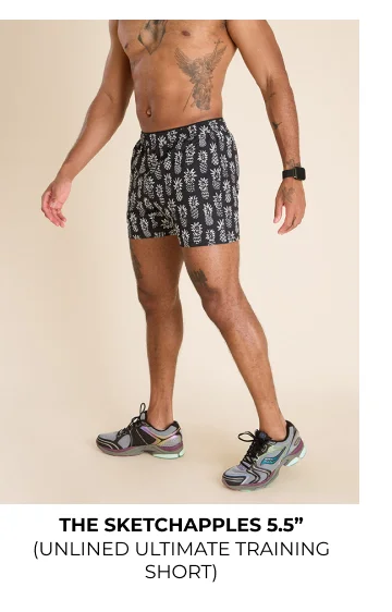 Unlined Ultimate Training Short: The Sketchables 5.5"