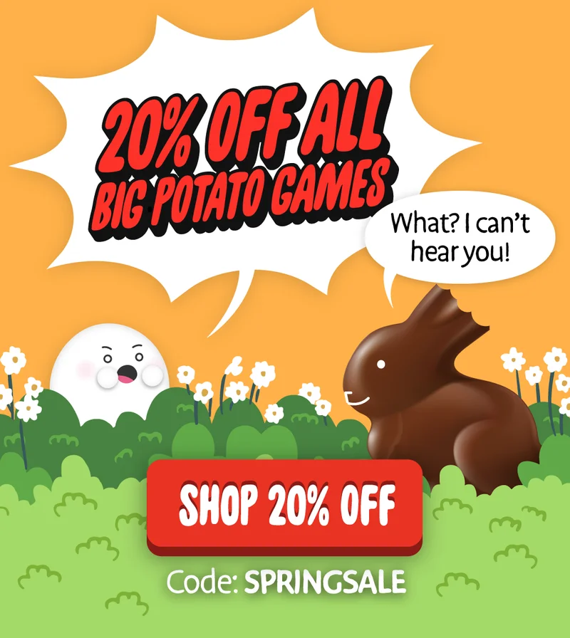 20% off all big potato games