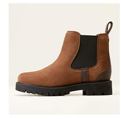 Wexford Lug Waterproof Chelsea Boot | Dark Earth