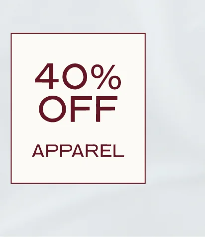 40% off Apparel