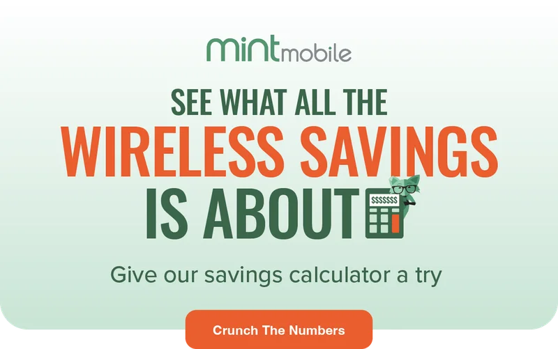 See what all the wireless savings is about; Give our savings calculator a try