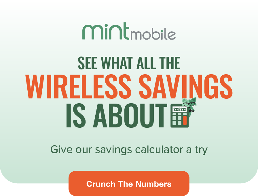 See what all the wireless savings is about; Give our savings calculator a try
