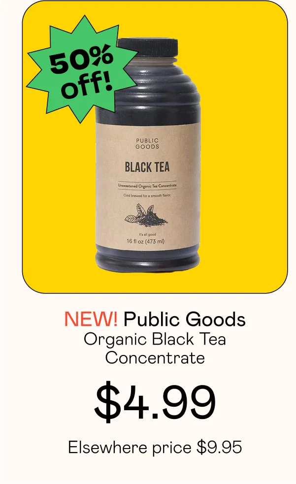 Organic Black Tea Concentrate
