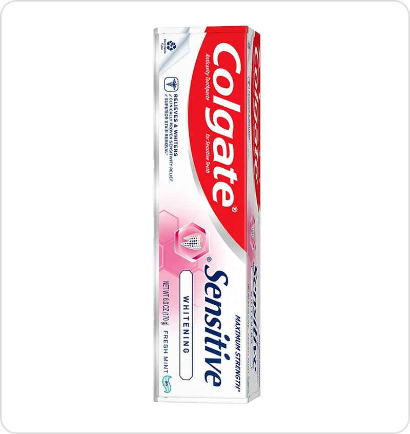 Colgate Sensitive Maximum Strength Whitening Toothpaste Image