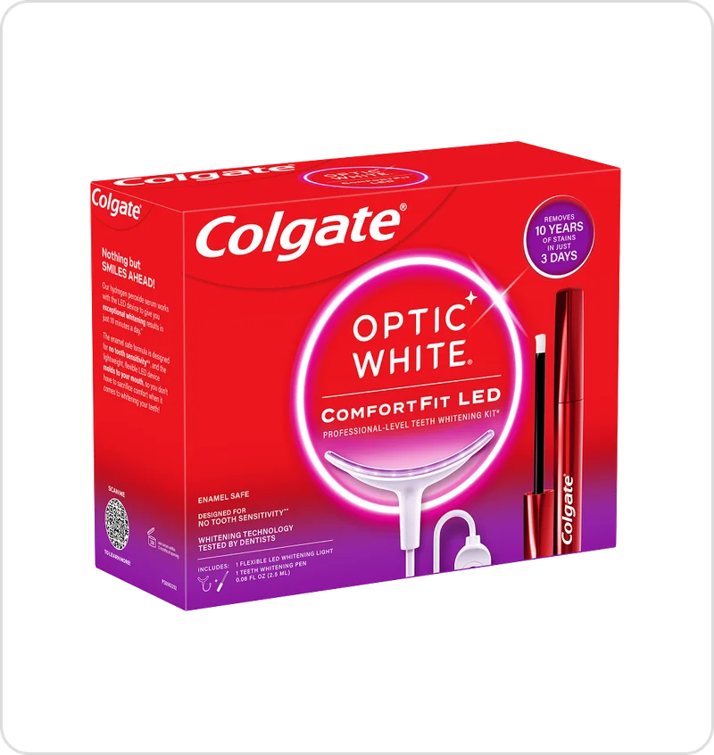 Colgate Optic White ComfortFit LED Teeth Whitening Kit Image