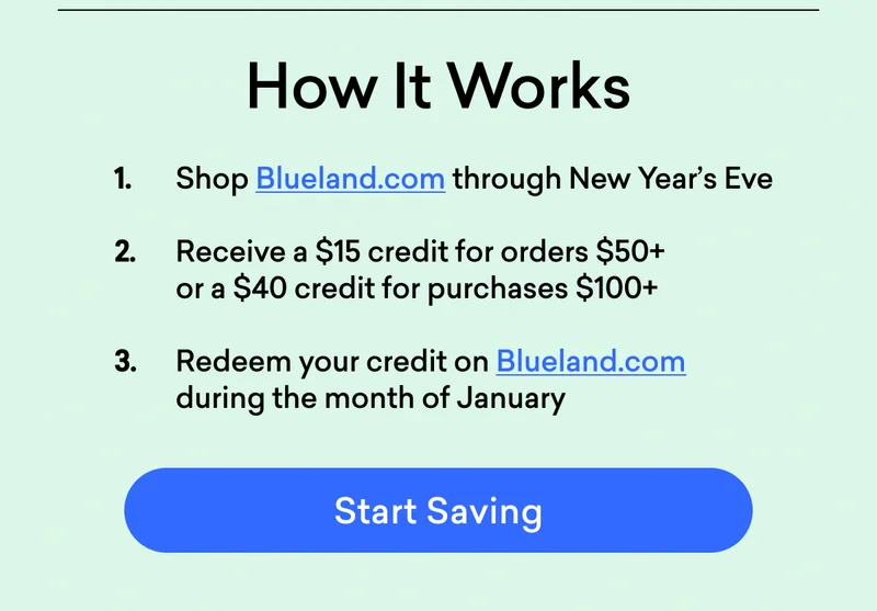 Start saving