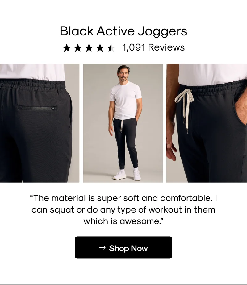 Black Active Joggers